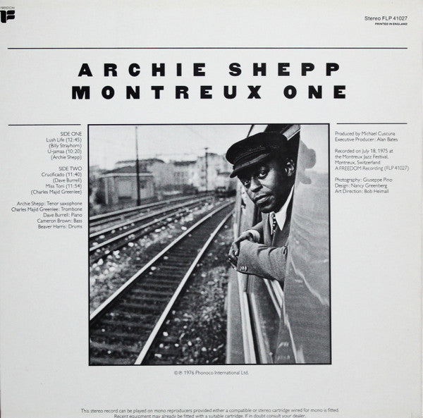 Archie Shepp ~ Montreux One (Vinyl) - Djungel & Jazz