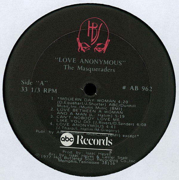 The Masqueraders ~ Love Anonymous (Vinyl) - Djungel & Jazz