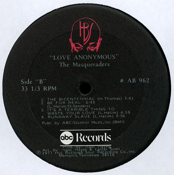 The Masqueraders ~ Love Anonymous (Vinyl) - Djungel & Jazz