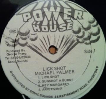 Michael Palmer : Lick Shot (LP, Album)