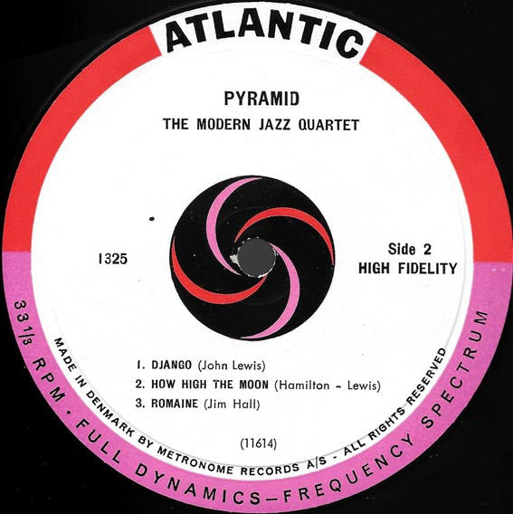 The Modern Jazz Quartet ~ Pyramid (Vinyl) - Djungel & Jazz