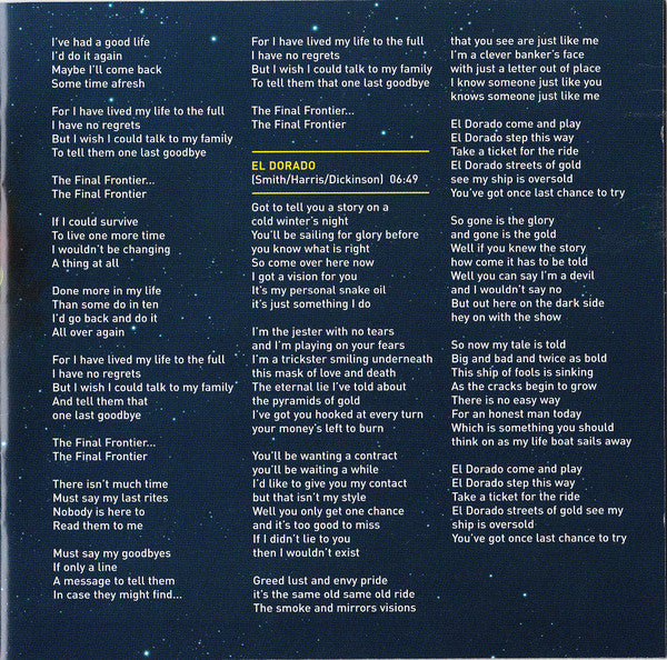 Iron Maiden ~ The Final Frontier (Vinyl) - Djungel & Jazz