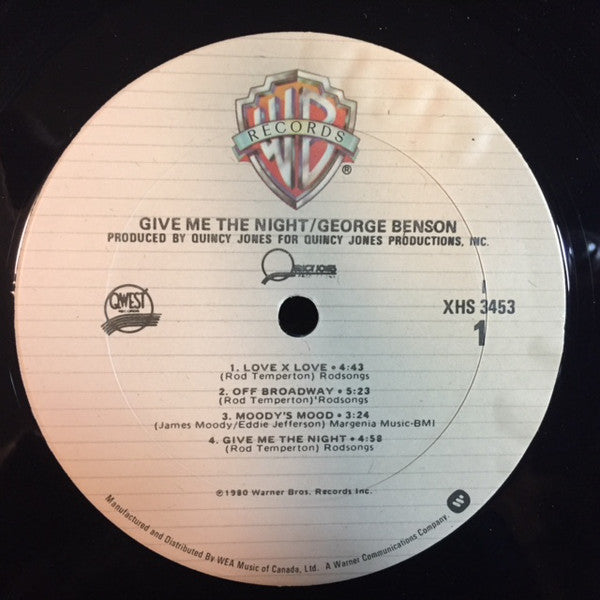 George Benson ~ Give Me The Night (Vinyl) - Djungel & Jazz