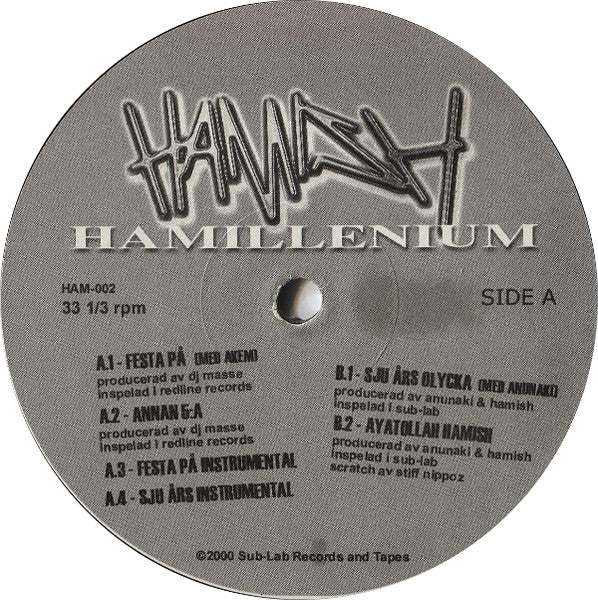 Hamish (3) : Hamillenium (12")