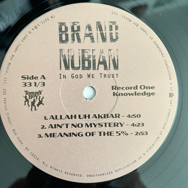 Brand Nubian ~ In God We Trust (Vinyl) - Djungel & Jazz