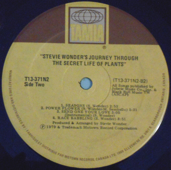 Stevie Wonder ~ Journey Through The Secret Life Of Plants (Vinyl) - Djungel & Jazz