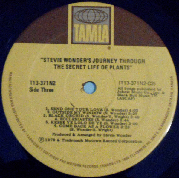 Stevie Wonder ~ Journey Through The Secret Life Of Plants (Vinyl) - Djungel & Jazz