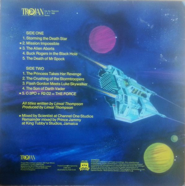 The Roots Radics, Scientist & Prince Jammy : Scientist And Jammy Strike Back! (LP, Album, Lig)