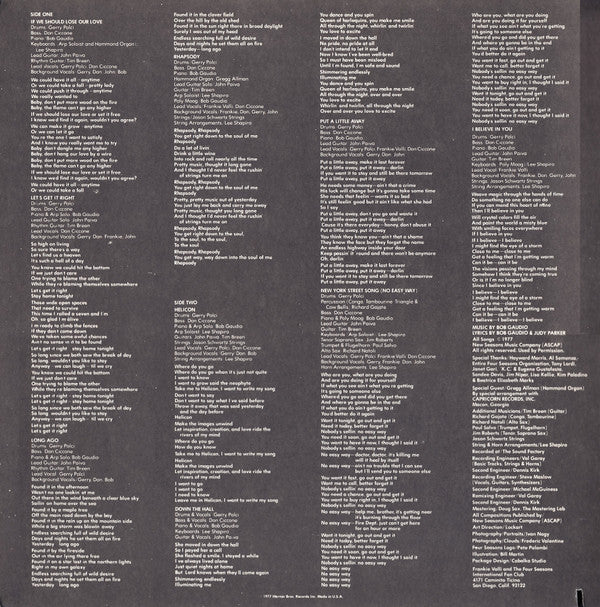 The Four Seasons : Helicon (LP, Album, Pit)