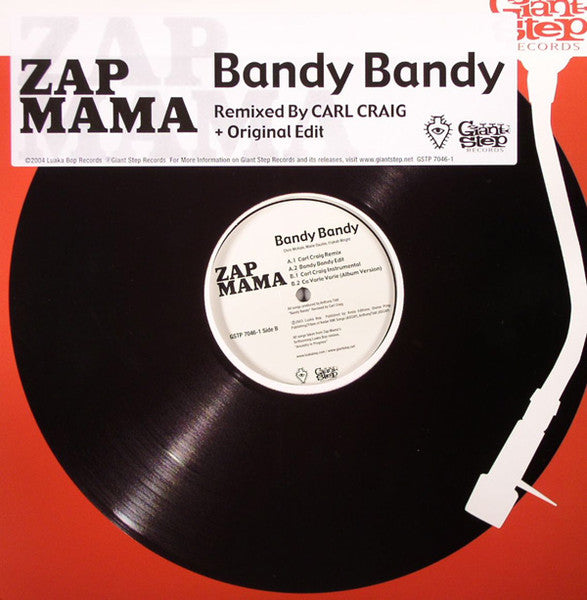 Zap Mama : Bandy Bandy (12")