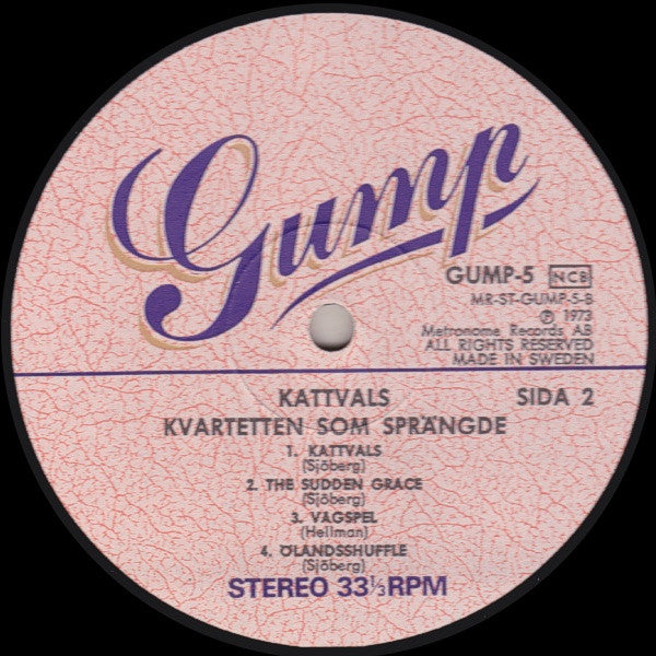 Kvartetten Som Sprängde : Kattvals (LP, Album)