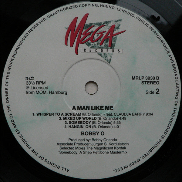 Bobby O ~ Bobby "O" & His Banana Republic / A Man Like Me (Vinyl) - Djungel & Jazz