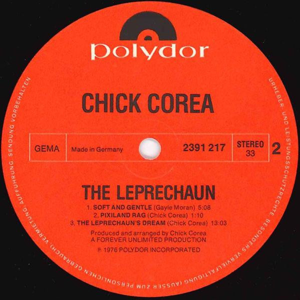 Chick Corea : The Leprechaun (LP, Album)