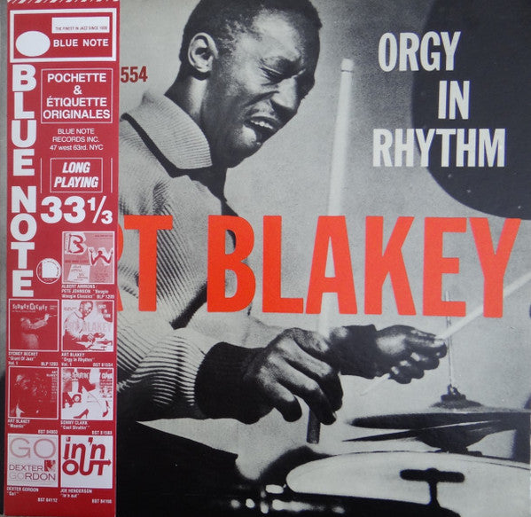 Art Blakey : Orgy In Rhythm (Volume One) (LP, Album, RE)