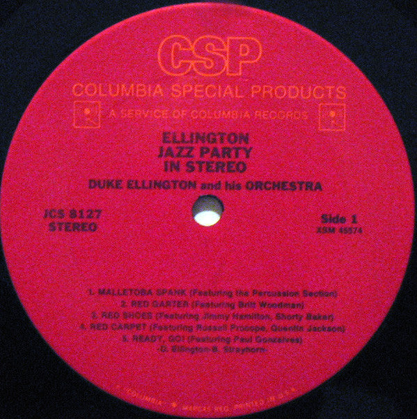 Duke Ellington And His Orchestra ~ Ellington Jazz Party In Stereo (Vinyl) - Djungel & Jazz
