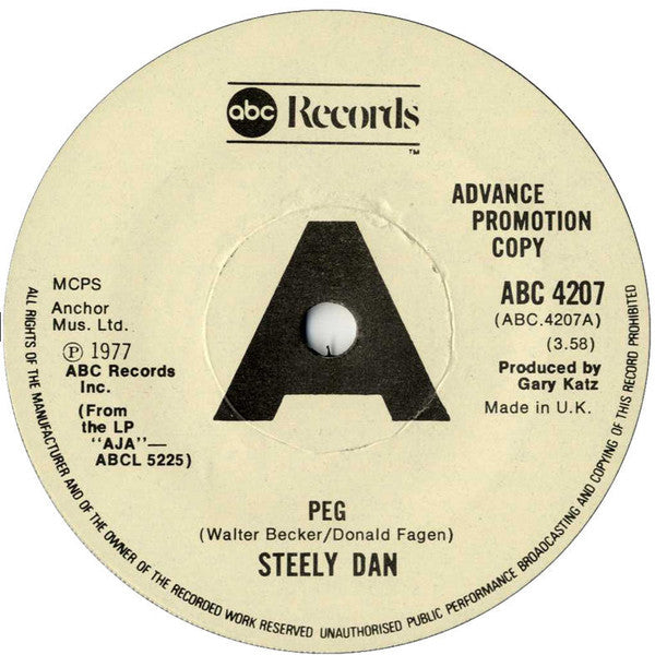 Steely Dan ~ Peg (Vinyl) - Djungel & Jazz