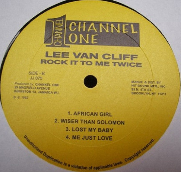 Lee Van Cleef (2) : Rock It To Me Twice (LP, RP)