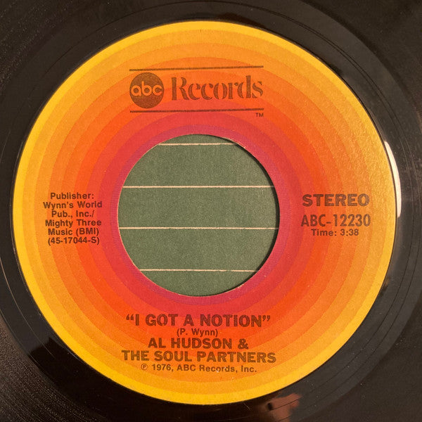 Al Hudson & The Soul Partners ~ I Got A Notion (Vinyl) - Djungel & Jazz
