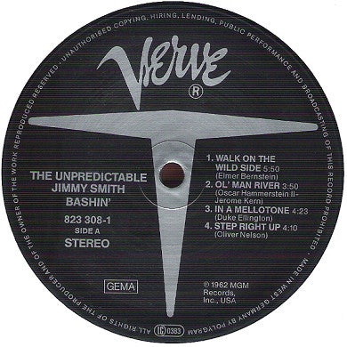 Jimmy Smith ~ Bashin' - The Unpredictable Jimmy Smith (Vinyl) - Djungel & Jazz