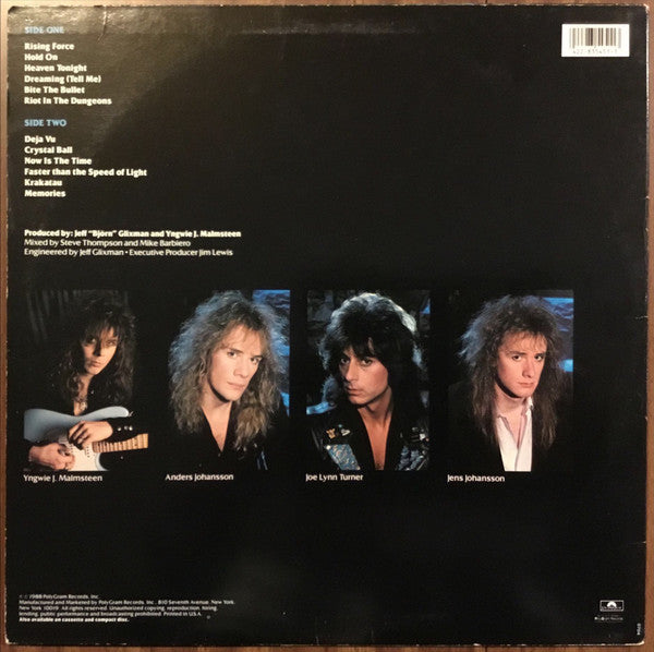 Yngwie J. Malmsteen's Rising Force ~ Odyssey (Vinyl) - Djungel & Jazz
