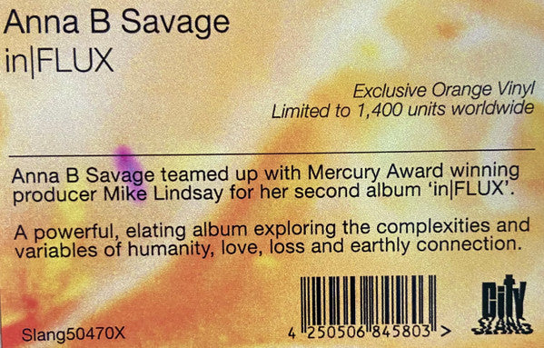 Anna B Savage ~ In|Flux (Vinyl) - Djungel & Jazz