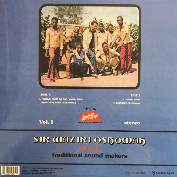 Alhaji Waziri Oshomah ~ Vol. 1 (Vinyl) - Djungel & Jazz