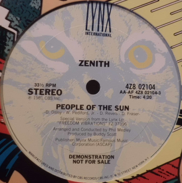 Zenith (14) : People Of The Sun (12", Maxi, Promo)