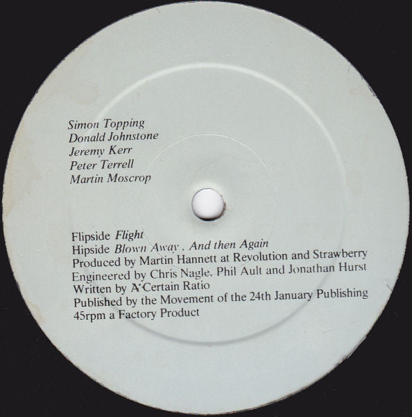 A Certain Ratio ~ Flight (Vinyl) - Djungel & Jazz