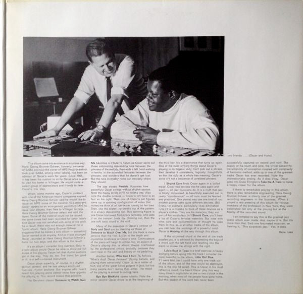 Oscar Peterson : My Favorite Instrument (LP, Album, RE, Gat)