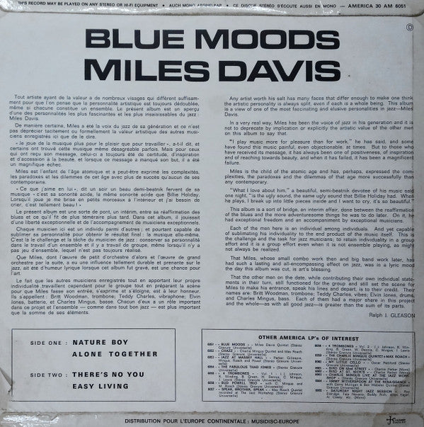 Miles Davis ~ Blue Moods (Vinyl) - Djungel & Jazz