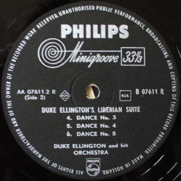 Duke Ellington And His Orchestra ~ Duke Ellington's Liberian Suite (Vinyl) - Djungel & Jazz