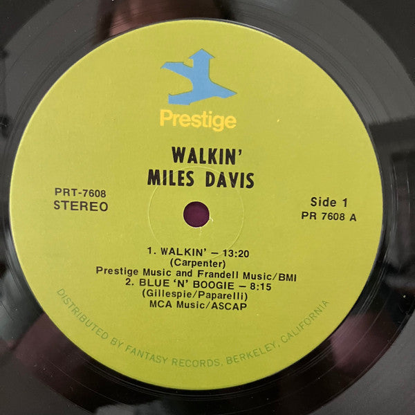 Miles Davis ~ Walkin' (Vinyl) - Djungel & Jazz