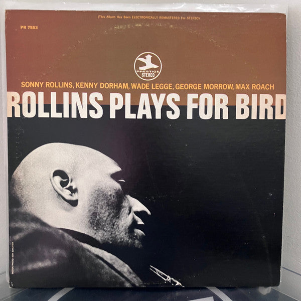 Sonny Rollins ~ Rollins Plays For Bird (Vinyl) - Djungel & Jazz