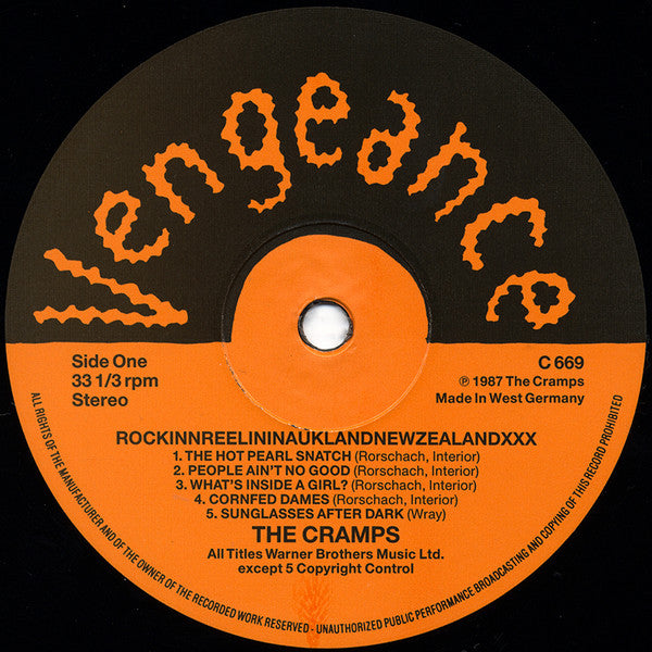 The Cramps ~ RockinnReelinInAucklandNewZealandXXX (Vinyl) - Djungel & Jazz