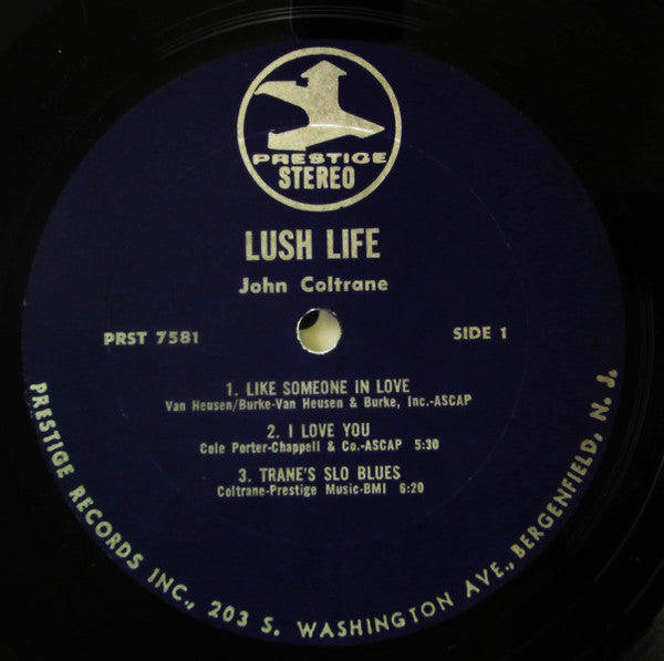 John Coltrane : Lush Life (LP, Album, RE, RM)