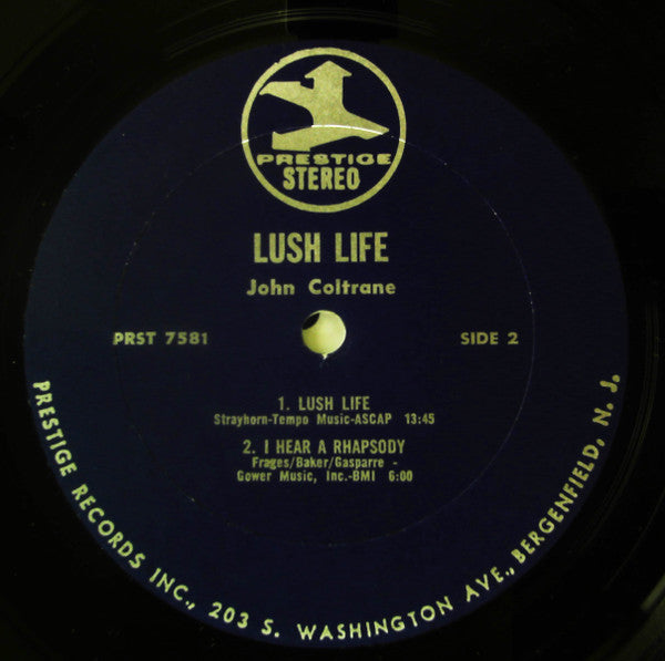 John Coltrane : Lush Life (LP, Album, RE, RM)