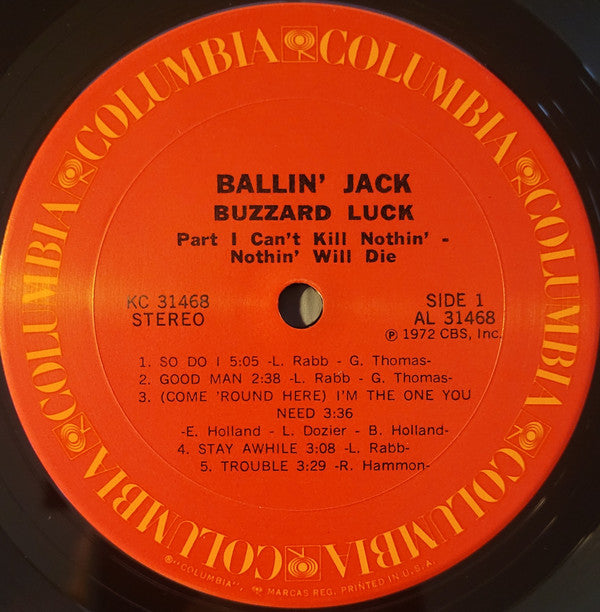 Ballin' Jack ~ Buzzard Luck (Vinyl) - Djungel & Jazz