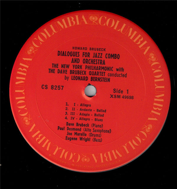 The Dave Brubeck Quartet ~ Music From "West Side Story" And Other Works (Vinyl) - Djungel & Jazz