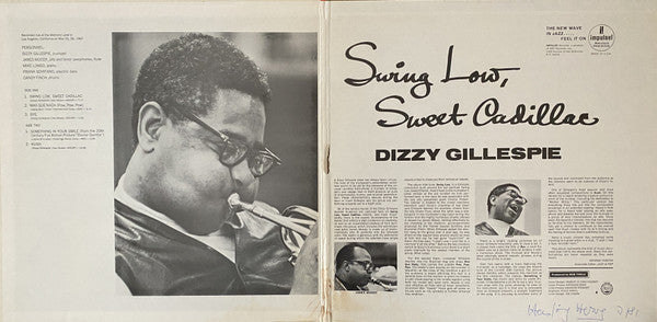 Dizzy Gillespie : Swing Low, Sweet Cadillac (LP, Album, RE)