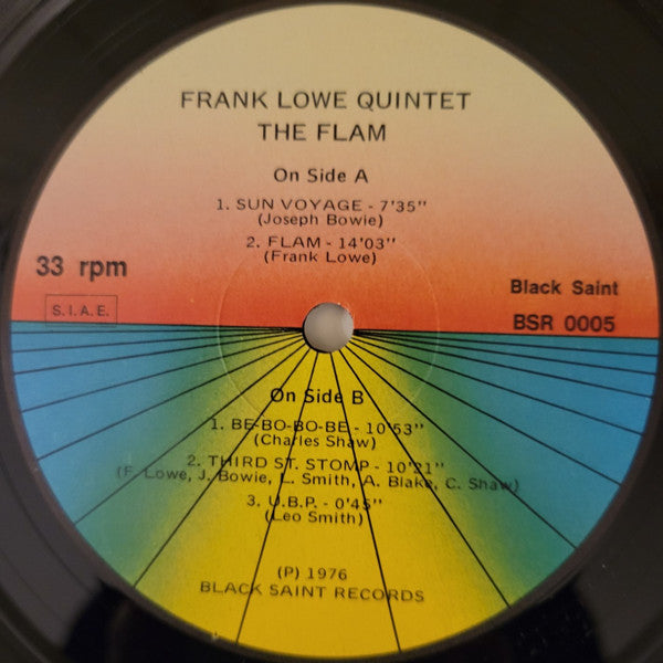 Frank Lowe ~ The Flam (Vinyl) - Djungel & Jazz