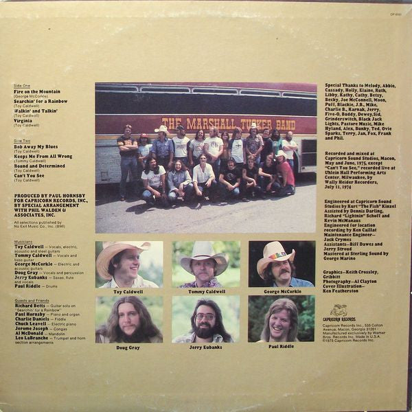 The Marshall Tucker Band ~ Searchin' For A Rainbow (Vinyl) - Djungel & Jazz