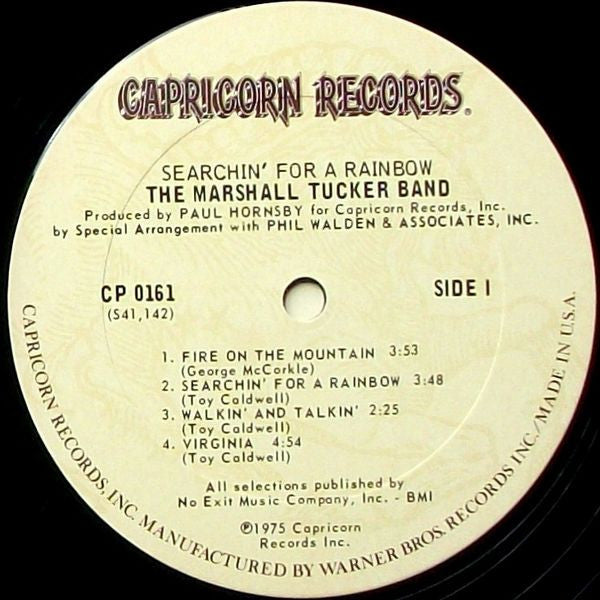 The Marshall Tucker Band ~ Searchin' For A Rainbow (Vinyl) - Djungel & Jazz