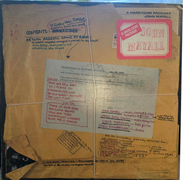 John Mayall ~ A Hard Core Package (Vinyl) - Djungel & Jazz