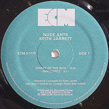 Keith Jarrett ~ Nude Ants (Live At The Village Vanguard) (Vinyl) - Djungel & Jazz