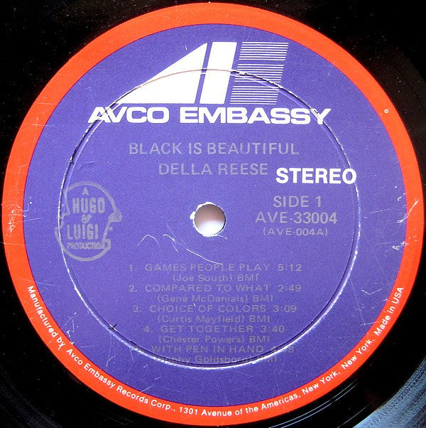 Della Reese ~ Black Is Beautiful (Vinyl) - Djungel & Jazz