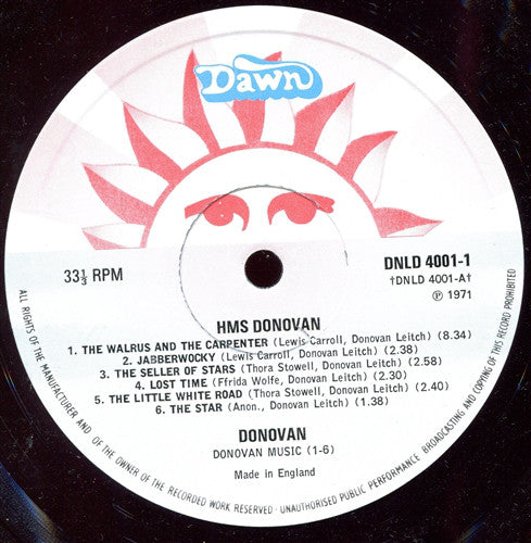 Donovan ~ HMS Donovan (Vinyl) - Djungel & Jazz