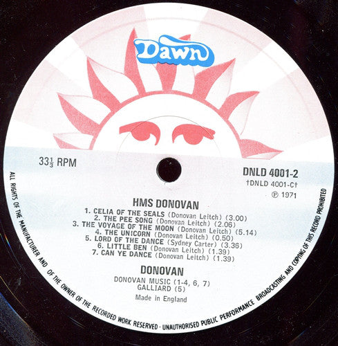 Donovan ~ HMS Donovan (Vinyl) - Djungel & Jazz