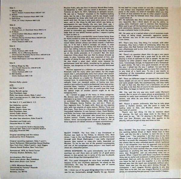 Wynton Kelly ~ Keep It Moving (Vinyl) - Djungel & Jazz