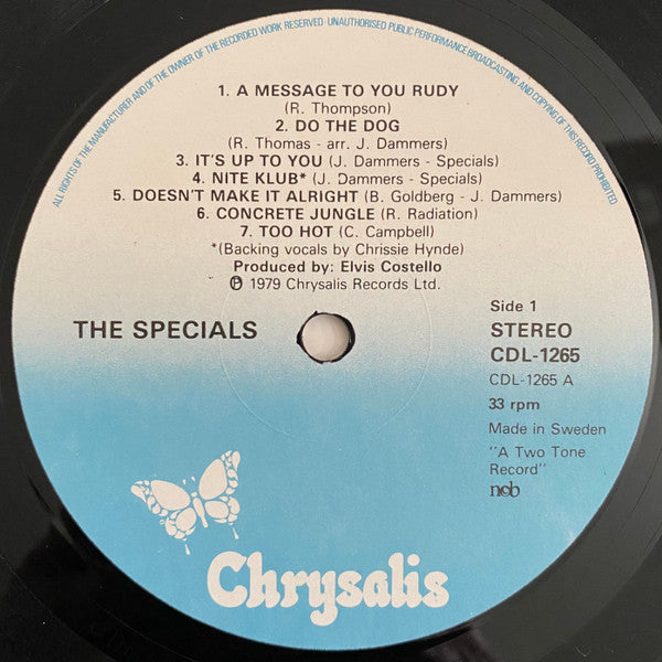 The Specials ~ The Specials (Vinyl) - Djungel & Jazz