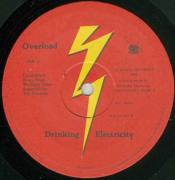 Drinking Electricity ~ Overload (Vinyl) - Djungel & Jazz